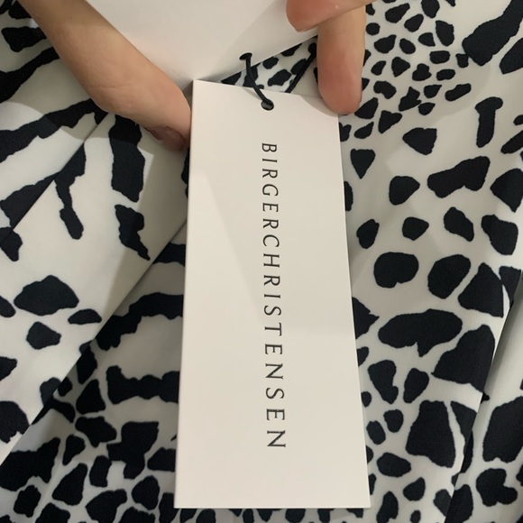 ROTATE by Birger Christensen Tara Taffeta zebra-print minidress - Picture 10 of 13